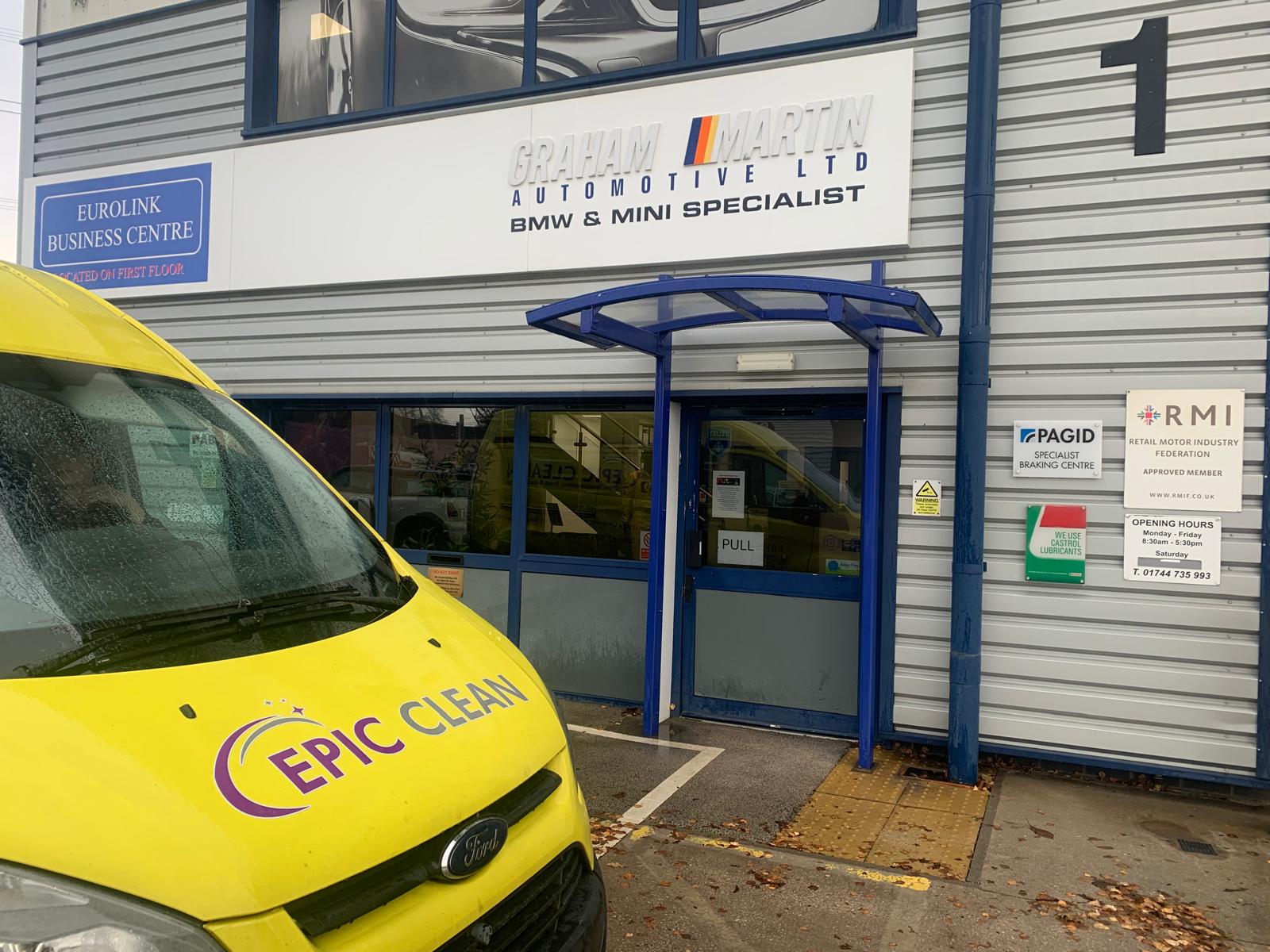 Commercial premises cleaned by Epic Clean in the North West