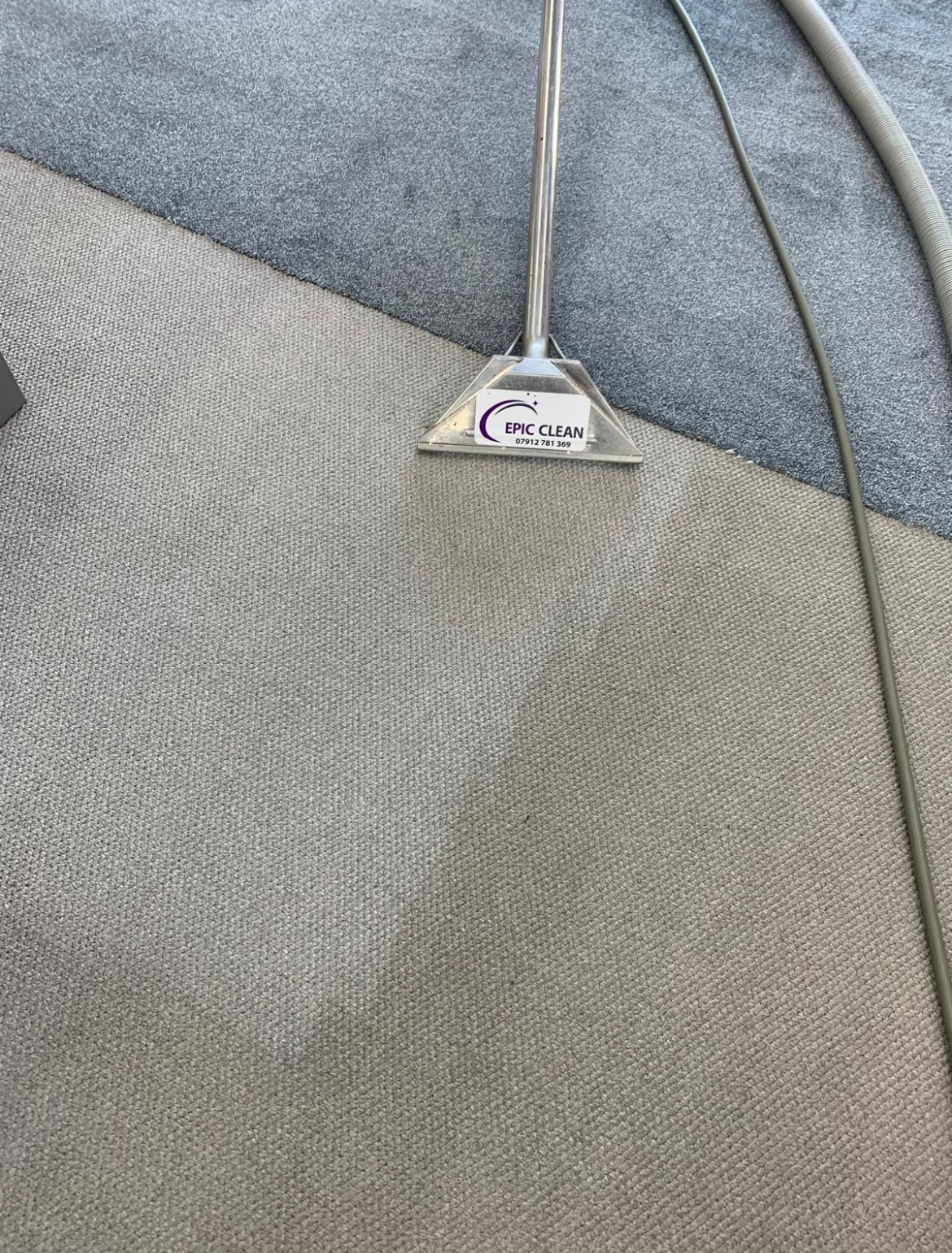 Professional carpet cleaning after water damage by Epic Clean